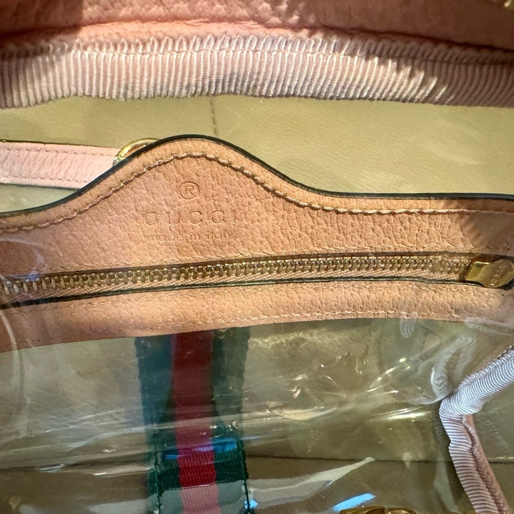 RARE GUCCI Ophidia mini transparent bag - Picture 6 of 17